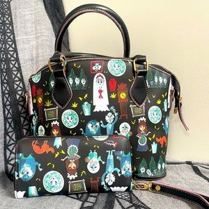 Black Halloween themed purse and wallet